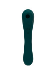 VIBRADOR SUCCIONADOR CLITORIS 10 FUNCIONES VERDE DE LA MARCA ALIVE