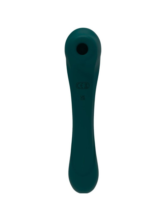 VIBRADOR SUCCIONADOR CLITORIS 10 FUNCIONES VERDE DE LA MARCA ALIVE