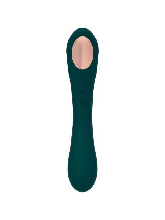 VIBRADOR SUCCIONADOR CLITORIS 10 FUNCIONES VERDE DE LA MARCA ALIVE