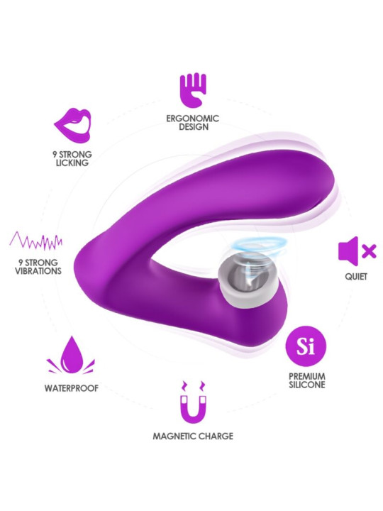 ESTIMULADOR CLITORIS CON SUCCIÓN Y VIBRACIÓN ARMONY VIOLETA DE LA MARCA ARMONY STIMULATORS