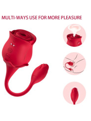 VIBRADOR SUCCIONADOR DE CLÍTORIS 10 MODOS ROSA ARMONY DE LA MARCA ARMONY STIMULATORS