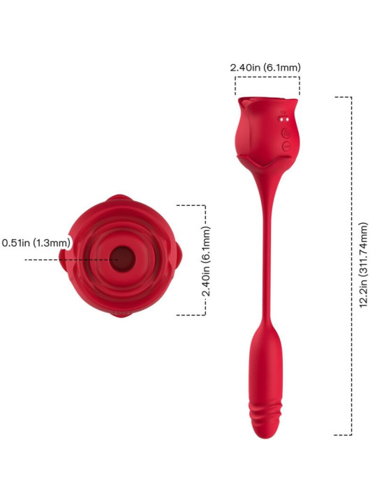 SUCCIONADOR CLITORIS VIBRADOR ROSA 10 MODOS ARMONY DE LA MARCA ARMONY STIMULATORS