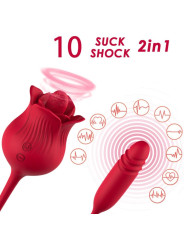 SUCCIONADOR CLITORIS 10 MODOS VIBRACIÓN Y LENGUA ROSELIP DE LA MARCA ARMONY STIMULATORS
