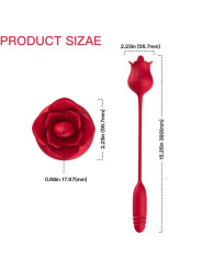 SUCCIONADOR CLITORIS 10 MODOS VIBRACIÓN Y LENGUA ROSELIP DE LA MARCA ARMONY STIMULATORS