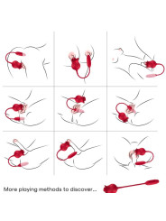 SUCCIONADOR CLITORIS 10 MODOS VIBRACIÓN Y LENGUA ROSELIP DE LA MARCA ARMONY STIMULATORS