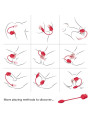VIBRADOR SUCCIÓN ROSA 10 MODOS CON HUEVO VIBRADOR DE LA MARCA ARMONY STIMULATORS