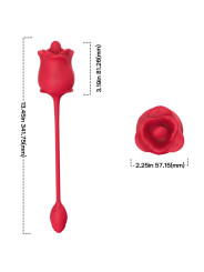 VIBRADOR SUCCIÓN ROSA 10 MODOS CON HUEVO VIBRADOR DE LA MARCA ARMONY STIMULATORS