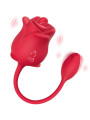 VIBRADOR SUCCIÓN ROSA 10 MODOS CON HUEVO VIBRADOR DE LA MARCA ARMONY STIMULATORS