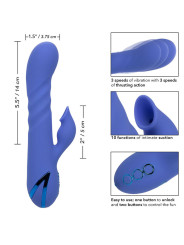 VIBRADOR Y SUCCIONADOR LA LOVE AZUL - CALIFORNIA DREAMING DE LA MARCA CALEXOTICS