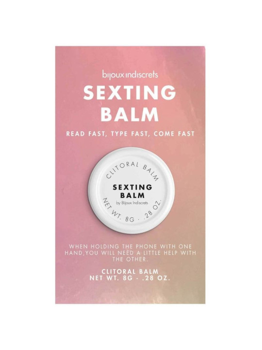 BÁLSAMO CLITORIS EFECTO CALOR SEXTING BALM DE LA MARCA BIJOUX LOVE COSMETIQUES