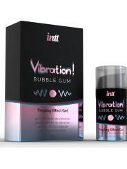 GEL ESTIMULANTE VIBRADOR SABOR CHICLE 15ML DE LA MARCA INTT UNISEX AROUSAL GEL