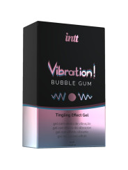 GEL ESTIMULANTE VIBRADOR SABOR CHICLE 15ML DE LA MARCA INTT UNISEX AROUSAL GEL