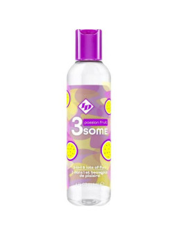 LUBRICANTE 3 EN 1 SABOR FRUTA DE LA PASIÓN 4 FL OZ DE LA MARCA ID 3SOME