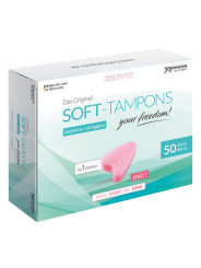 TAMPONES SOFT ORIGINALES MINI LOVE 50UDS - HIGIÉNICOS Y CÓMODOS DE LA MARCA JOYDIVISION SOFT-TAMPONS