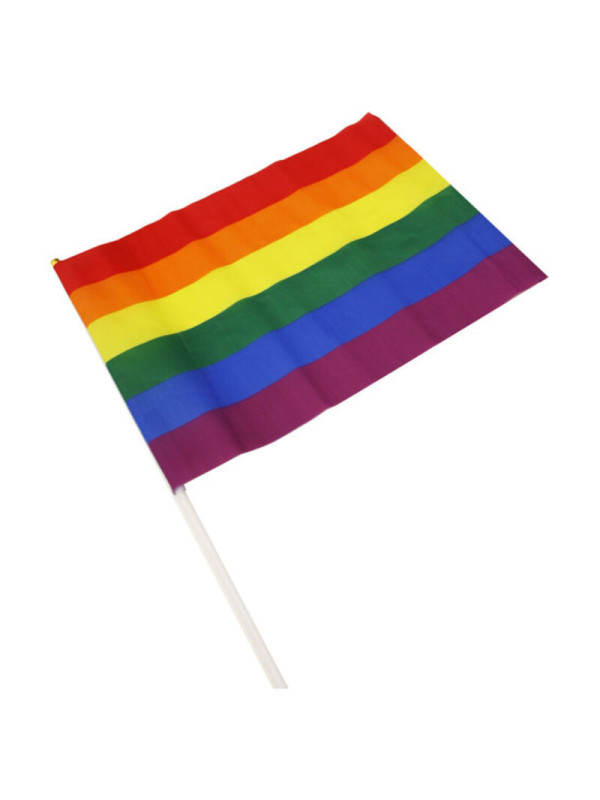 BANDERIN GRANDE BANDERA LGBT DE LA MARCA PRIDE