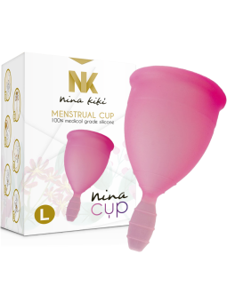 COPA MENSTRUAL NINACUP TALLA L - SILICONA MÉDICA DE LA MARCA NINA KIKÍ