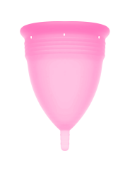 COPA MENSTRUAL SILICONA FDA TALLA S - STERCUP ROSA DE LA MARCA STERCUP