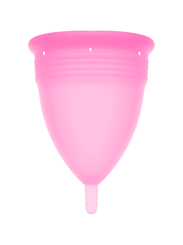 COPA MENSTRUAL SILICONA FDA TALLA S - STERCUP ROSA DE LA MARCA STERCUP