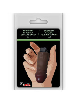 MECHERO PENE RECARGABLE MULATO CON FRASES DIVERTIDAS DE LA MARCA TALOKA