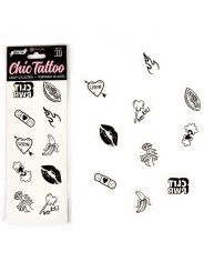 SET 10 TATTOOS TEMPORALES CANDY COLLECTION SEXY DE LA MARCA SECRETPLAY