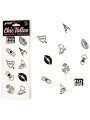 SET 10 TATTOOS TEMPORALES CANDY COLLECTION SEXY DE LA MARCA SECRETPLAY