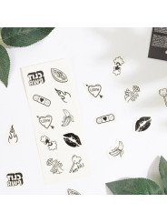 SET 10 TATTOOS TEMPORALES CANDY COLLECTION SEXY DE LA MARCA SECRETPLAY
