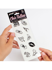SET 10 TATTOOS TEMPORALES CANDY COLLECTION SEXY DE LA MARCA SECRETPLAY