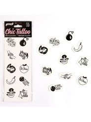 SET 10 TATTOOS TEMPORALES SEXY SPICY COLLECTION DE LA MARCA SECRETPLAY