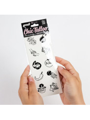 SET 10 TATTOOS TEMPORALES SEXY SPICY COLLECTION DE LA MARCA SECRETPLAY