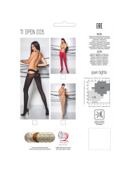 MEDIAS ELEGANTES 3/4 NEGRO 60 DEN - TIOPEN 005 DE LA MARCA PASSION WOMAN GARTER & STOCK