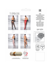 MEDIAS ELEGANTES BLANCAS 30 DEN CON BRAGA DECORATIVA DE LA MARCA PASSION WOMAN GARTER & STOCK