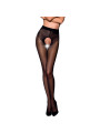 MEDIAS ELEGANTES BLANCAS 30 DEN CON BRAGA DECORATIVA DE LA MARCA PASSION WOMAN GARTER & STOCK