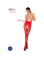 MEDIAS ELEGANTES BLANCAS 30 DEN CON BRAGA DECORATIVA DE LA MARCA PASSION WOMAN GARTER & STOCK
