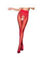 MEDIAS ELEGANTES BLANCAS 30 DEN CON BRAGA DECORATIVA DE LA MARCA PASSION WOMAN GARTER & STOCK