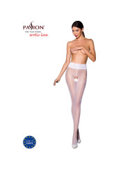 MEDIAS ELEGANTES CON ENCAJE BLANCO 30 DEN DE LA MARCA PASSION WOMAN GARTER & STOCK