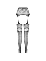 MEDIAS CON LIGUERO NEGRO PASSION TALLA ÚNICA DE LA MARCA PASSION WOMAN GARTER & STOCK