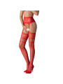 MEDIAS CON LIGUERO NEGRO PASSION TALLA ÚNICA DE LA MARCA PASSION WOMAN GARTER & STOCK