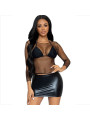 TOP DE RED SEDUCTOR ROJO MANGA LARGA DE LA MARCA LEG AVENUE ACCESSORIES
