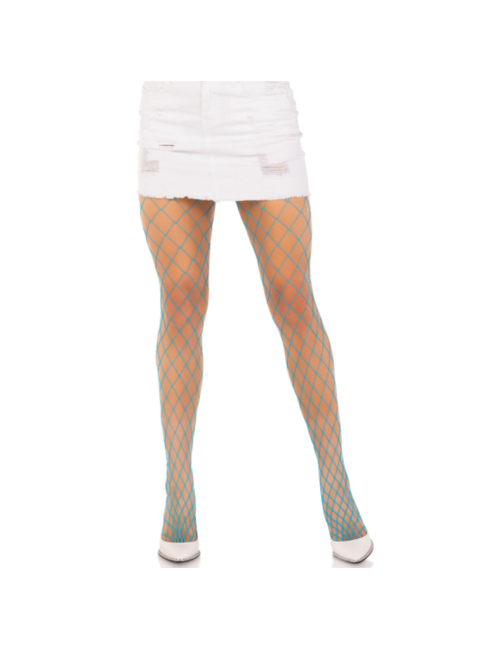 PANTIMEDIAS REJILLA DIAMANTE AMARILLO SEXY SPANDEX DE LA MARCA LEG AVENUE HOSIERY