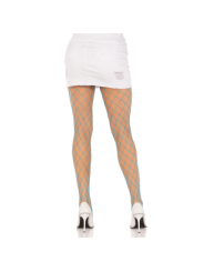 PANTIMEDIAS REJILLA DIAMANTE AMARILLO SEXY SPANDEX DE LA MARCA LEG AVENUE HOSIERY