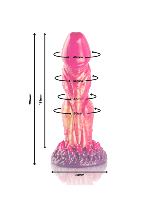 DILDO CERBERUS SILICONA MITOLÓGICO EPIC CYBERSILICOCK DE LA MARCA EPIC