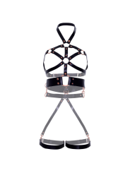 ARNES BODY CUERO VEGANO NEGRO CON TACHUELAS TALLA S DE LA MARCA LEG AVENUE KINK