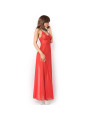 BABYDOLL LARGO ROJO ENCANTADOR CON ENCAJE S/M DE LA MARCA CHILIROSE BABYDOLLS