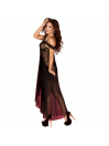 BABYDOLL LARGO ROSA ENCANTADOR CON ENCAJE S/M DE LA MARCA CHILIROSE BABYDOLLS