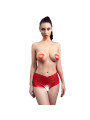 BRAGAS ENTREPIERNA ABIERTA ROJO S/M - CHILIROSE DE LA MARCA CHILIROSE PANTIES & THONGS