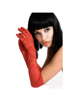 GUANTES DE ENCAJE ROJO SEXY CHILROSE DE LA MARCA CHILIROSE ACCESORIES