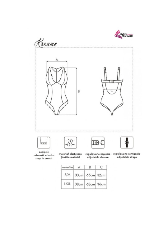 BODY DE ENCAJE NEGRO LIVCO CORSETTI FASHION DE LA MARCA LIVCO CORSETTI BODIES