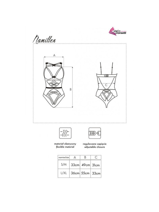 BODY NEGRO SEXY LIVCO CORSETTI FASHION DE LA MARCA LIVCO CORSETTI BODIES