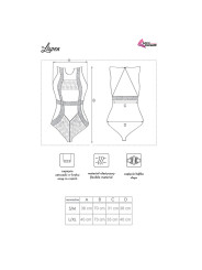 BODY NEGRO TRANSPARENTE LIVCO CORSETTI CON ENCAJE DE LA MARCA LIVCO CORSETTI BODIES