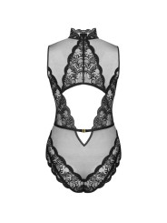 BODY SENSUAL DE ENCAJE TRANSPARENTE NEGRO SAGEN DE LA MARCA LIVCO CORSETTI BODIES